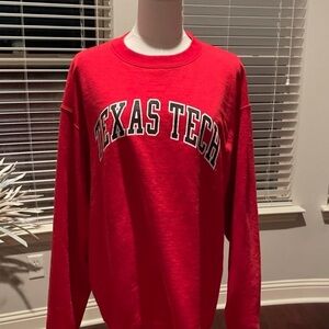 Red Texas Tech Sweatshirt